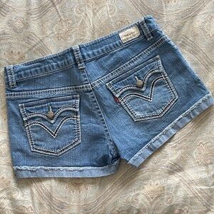 Levi's Low Rise Denim Cutoff Shorts